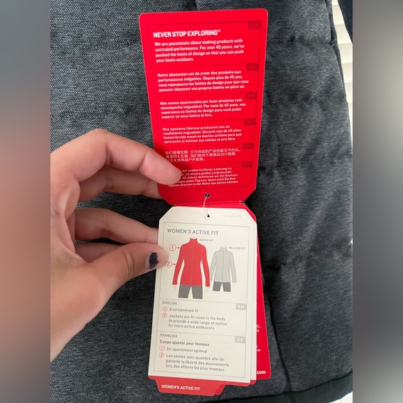 **sold elsewhere** NWT northface winter insulated jacket, green, size large - Picture 9 of 12